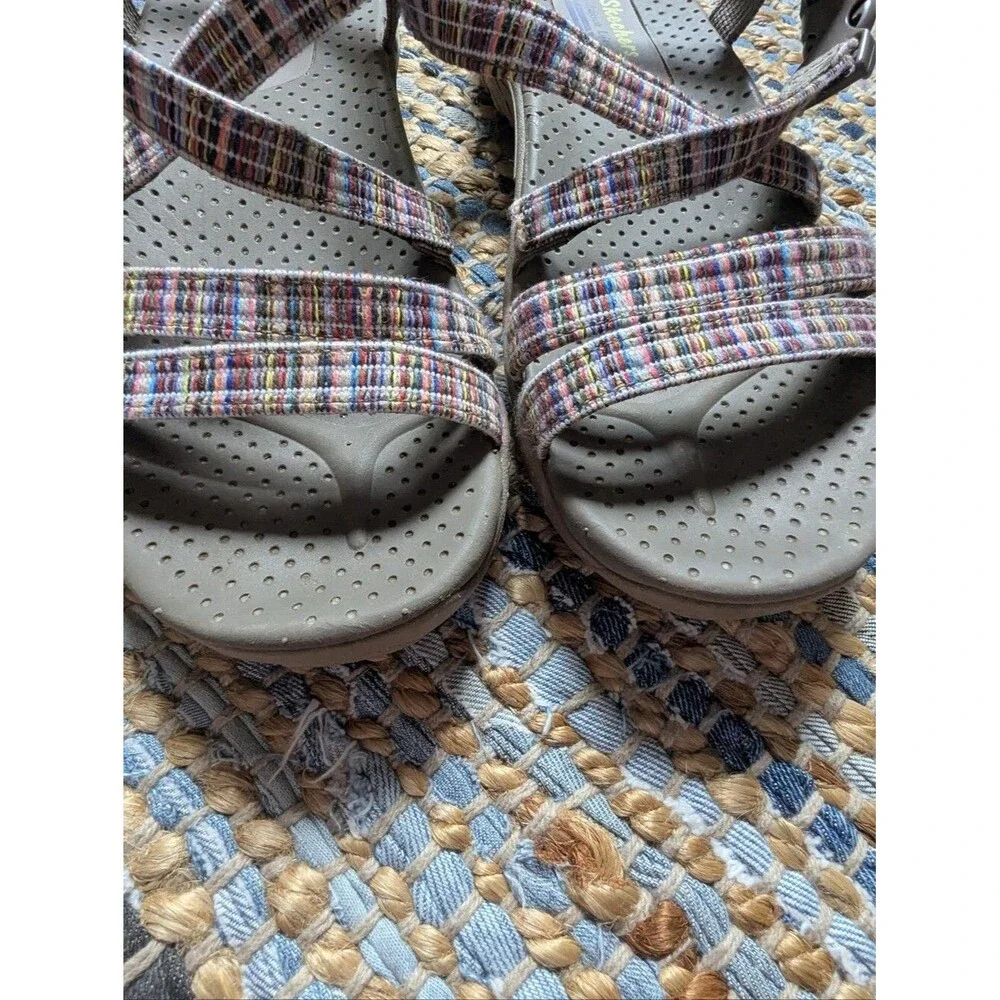 Skechers Outdoor Lifestyle Multicolor Strap Sandals 9 Comfort Walking Hiking